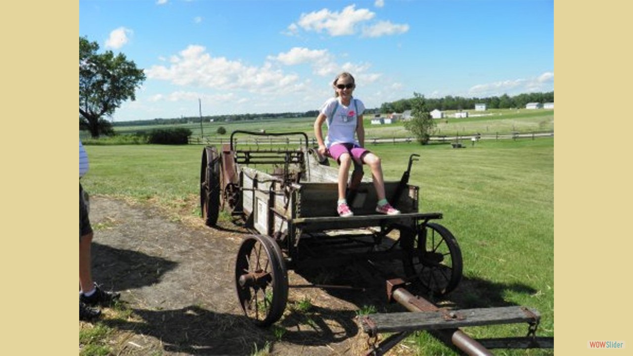 Abby on the Ingalls farm