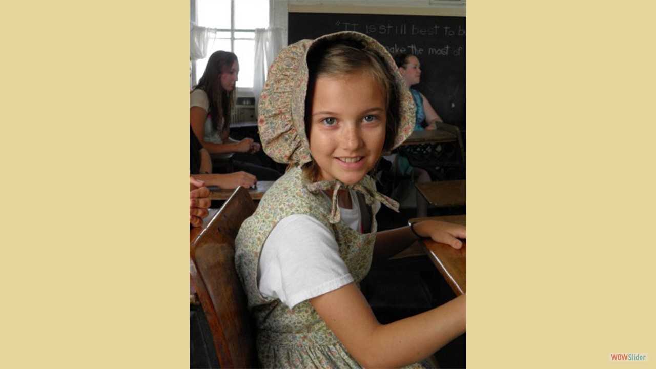1800's school girl Abby
