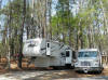 Our site at the Stone Mountain Park Campground
