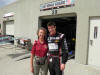 Kathy with JR Hildebrand -- Driver #4