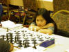 This young lady is a good chess player!
